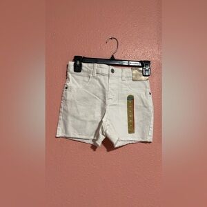 (Q) Thereabouts white jean short for girl zise 10 REG